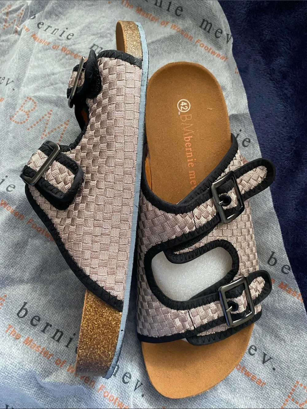 bernie mev. woven taupe